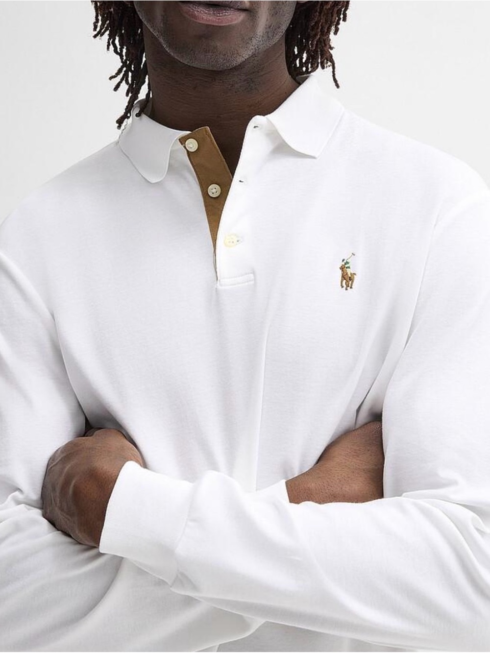 Polo Ralph Lauren Classic Fit Soft Cotton Polo Shirt White 3XLT